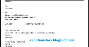 Contoh Surat Keterangan Kerja Bahasa Inggris Untuk Visa Dapatkan Contoh