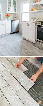 Pin By Sammi Bireley On House To Home Wood Look Tile Home Remodeling Kitchen Flooring