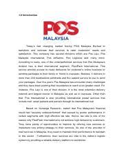 Local/ems/domestic poslaju tracking numbers have the format of enxxxxxxxxxmy (the xs are numbers), while overseas parcels will reflect so far pos laju's updates have been pretty fast even during mco, so that shouldn't be a big problem. Upload 2 Docx Bbm104 05 Principles Of Marketing Bbm104 05 Principles Of Marketing Tutor Marked Assignment 2 Tma 2 U2013 25 Submission Date 26 April 2019 Course Hero