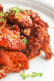 Add in the shreddedfresh ginger (2 slice) and chili pepper (to taste) and continue to fry the chicken wings to almost cooked. Spicy Asian Chicken Wings Copykat Recipes