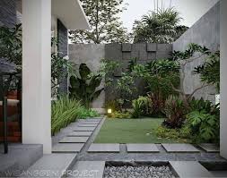 Pin Oleh Nola Rohmi Di Rumah Minimalis Desain Kebun Modern Kebun Taman