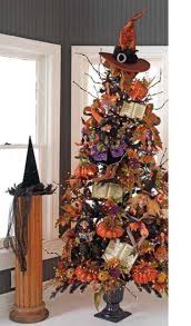 3 Decortive Hween Trees With Recipe List Halloween Trees Fall Halloween Decor Halloween Decorations