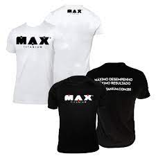 Combo 2x Camiseta Dry Fit Max Titanium Preta e Branca | Shopee Brasil