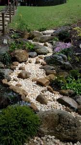 Dig a hole slightly larger than the rock and fill in the dirt after setting the rock in place. Landscaping Ideas Front Yard Rocks Lawn 18 Ideas Rock Garden Landscaping Pathway Landscaping Walkway Landscaping
