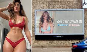 Billboards promoting an adult stars OnlyFans website have been plastered  across London | Daily Mail Online