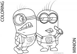 Minion Cath Friend Listen Coloring Page In 2020 Minions Coloring Pages Minion Coloring Pages Coloring Pages