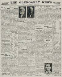 THE GLENGARRY NEWS NEWS OP INTEREST