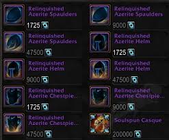 season 3 titan residuum prices for azerite in rise of