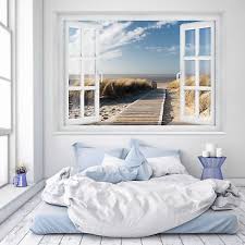Fototapete Fenster 3d Strand 183 X 127cm Meer Strand Dunen Ostsee Nordsee Tapete Fototapete Schlafzimmer Fototapete Fenster Schlafzimmer Einrichten