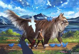 This Japanese Illustrator Gives Life To Giant Animals Giant Animals Animal Art Digital Painting