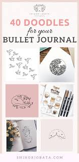 40 Easy Things To Draw For Your Bullet Journal Bullet Journal Doodles Easy Drawings Bullet Journal