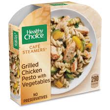 For decades, the sectionalized paper trays of processed meat, frozen. Healthy Choice Cafe Steamers Frozen Dinner Grilled Chicken Pesto With Vegetables 9 9 Ounce Walmart Com Walmart Com