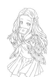 Download or print this amazing coloring page: About How To Draw Anime Nezuko Google Play Version Apptopia
