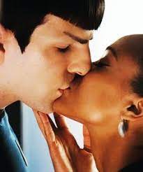 Believe Me This Scene In The First Movie Was A Complete Shock Who Would Have Thought Spock Had It In Him Ha Spock Uhura Star Trek Movies Star Trek V
