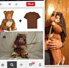 Baby Ewok Costume Diy Diy Baby Costumes Diy Baby Halloween Costumes Ewok Costume Diy
