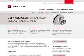 Einlagensicherung bei der gefa bank. Gefa Bank Festgeldkonto Festgeldexperte Com