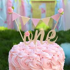 Birthday cakes are often layer cakes with frosting served with small lit candles on top representing the celebrant's age. One Cake Topper First Birthday Cake Topper One Smash Cake Etsy