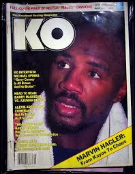KO Boxing Magazine March 1986 Marvin Hagler Cover Dwight Muhammad Qawi