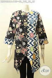 Rated 5.00 out of 5 based on 1 customer rating. Model Baju Blouse Wanita Terbaru Yang Bikin Penampilan Cantik Dan Anggun Pakaian Batik Modis Lengan Panjang 7 8 Di Lengkapi Kancing Depan Proses Cap Pas Banget Untuk Seragam Kantor Bls9038c L Toko Batik