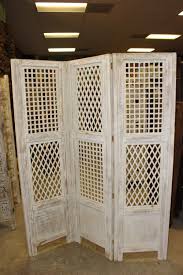 Antique White Wooden Screen Room Divider 3 Panel Carved Home Accents Room Divider Wooden Screen Wooden Room Dividers