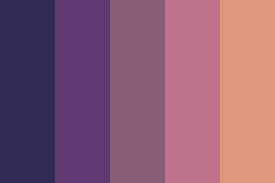 This lovers color palette, consists of 5 main colors. Sunset Lover Color Palette