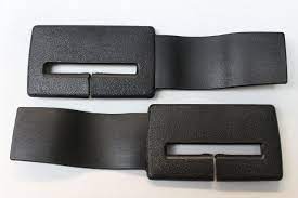 82 92 Camaro Firebird Seat Belt Headliner Upper Trim Guide Black New Reproduction Pair In 2021 Camaro Seat Belt Firebird