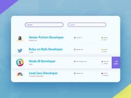 Job Listing List Of Jobs Interactive Design List Design