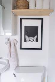 Frame Above Toilet Below Shelf Bathroom Art Decor Bathroom Pictures Bathroom Decor Pictures