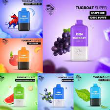 New Tugboat Super 12000 Puffs Disposable Vape 500mAh, 14ml