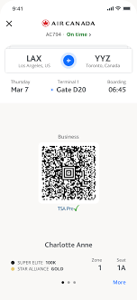Air Canada Mobile App