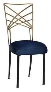 Two Tone Gold Fanfare With Midnight Blue Taffeta Boxed Cushion Chairs Rentals Chairs Sales By Chameleon Cha In 2020 Chairs For Sale Chair Adirondack Chairs For Sale