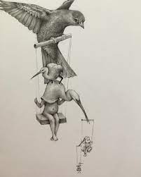 The thing about drawing with pencils is that we learned to draw using them in the first place and this is probably why the charm of pencil drawings somehow does not seem to fade. Funny And Surreal Pencil Drawings By Adonna Khare