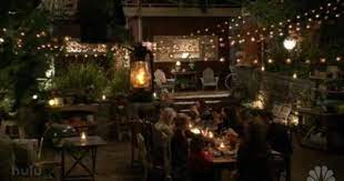 This Is The Backyard On My Favorite Tv Show Parenthood On Nbc I Would Really Really Really Love To Backyard Dining Backyard Dining Set Parenthood Tv Show