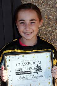 Vinewood Elementary School classroom heroes