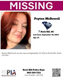 Peyton McDowell was last seen