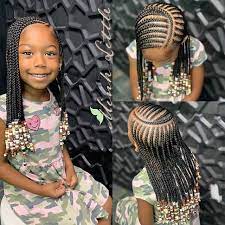 The design of the braids on your head may vary according to the face type of your girl. Braids For Kids 50 Kids Braids With Beads Hairstyles