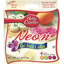 Coloring Book Betty Crocker Food Color Neon Gel Oz