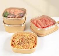 Square Paper Bowls | Bioleader® Biodegradable Tableware
