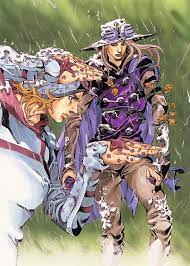 Download Johnny and Gyro Zeppeli embark on the Steel Ball Run race  Wallpaper | Wallpapers.com