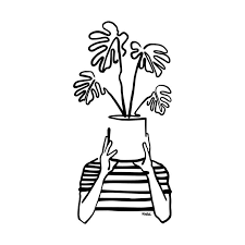 Mood Plants Ninhol S Shop In 2021 Sharpie Drawings Plant Drawing Art Drawings Simple