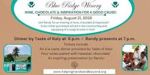 Wine, Chocolate & Inspiration For a Good Cause