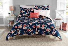 Ships free orders over $39. Mainstays Garden Floral Bed In A Bag 8 Piece Bedding Comforter Set Full Walmart Com Walmart Com