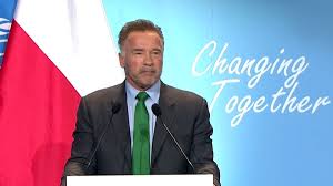 Arnold schwarzenegger offered his trademark parting message to donald trump after last week's storming of the u.s. Arnold Schwarzenegger Goes Yiddish On Donald Trump At Cop24