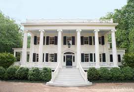 Gated deep drive leads to brick motor courtand impressive double front. House Tour A Historic Restoration In Virginia Greek Revival Home Colonial House Greek Revival Architecture