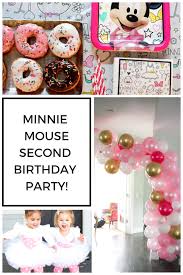 Minnie Mouse Birthday Ideas For 2 Year Old Daughter 2 Year Old Birthday Party Minnie Mouse Theme 2 Year Old Birthday Party Birthday Parties Mickey Mouse Birthday
