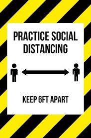 Social Distancing Graduation Poster Construction Logo Design Signage