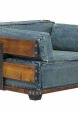 Sessel Im Industrie Design Aus Jeans Stoff