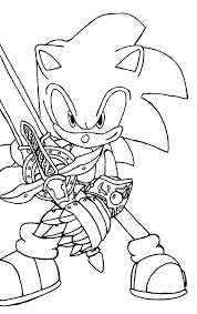 Sonic The Hedgehog And Sword Coloring Page Kids Play Color In 2020 Disney Princess Coloring Pages Coloring Pages Elsa Coloring Pages