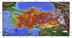 Turkije vakantie tips en hotels kaart turkije. Soubor Turkey Topo Jpg Turkije
