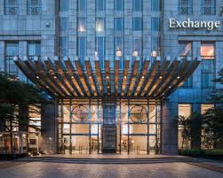 Exchange Tower Hotel Entrance Facade Architecture Design Entrance